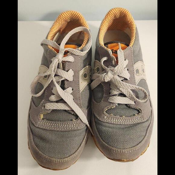 Saucony Jazz LowVegan Charcoal Orange - Picture 4 of 6